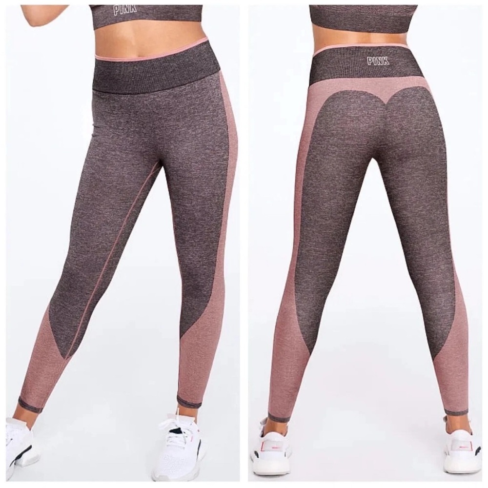 PINK Seamless Workout Leggings - Large
